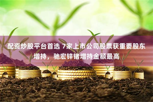 配资炒股平台首选 7家上市公司股票获重要股东增持,驰宏锌锗增持金额最高